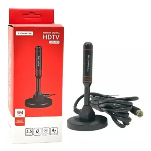 Antena Digital Tomate MTA-3011 Cabo 3m (Novo)