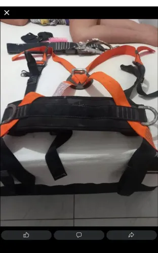 Cinto de segurança, com trava quedas