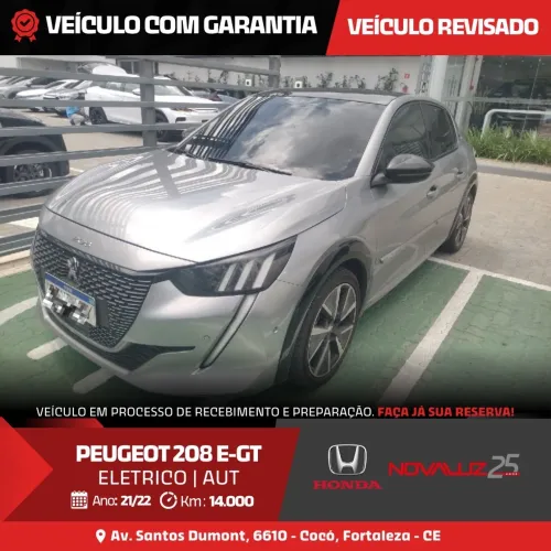 Peugeot E-208 GT 5P Aut. (elétrico) 2022