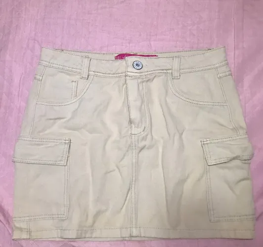 Mini saia jeans