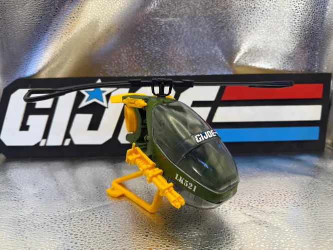 Gi Joe Locust Helicopter - 1990 - comandos em ação