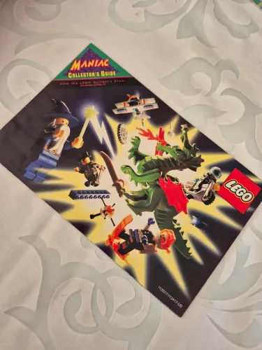 Folheto Lego Americano Maniac Collectors Guide