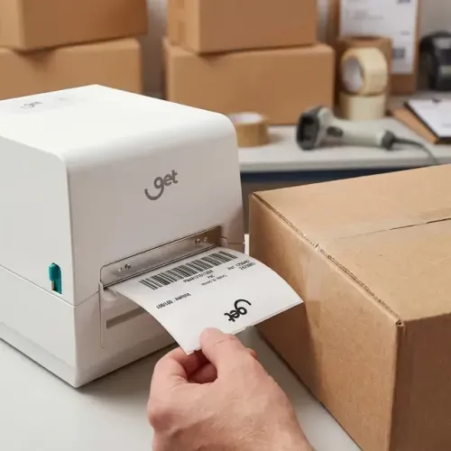 Impressora de Etiquetas Get Print E108, USB, Serial, Ethernet