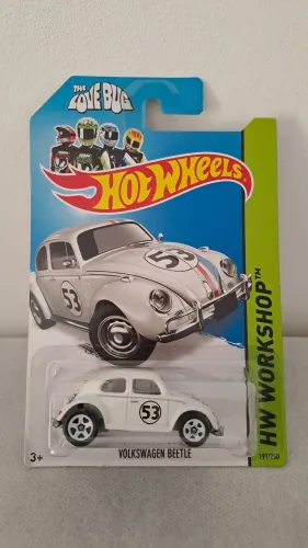 MT Volkswagen Beetle Herbie 2013 Hot Wheels The Love Bug HW Workshop