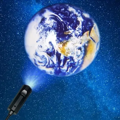 Luminária de projeção planeta