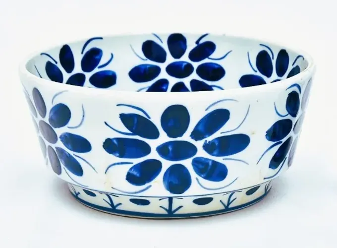 Bowl Tigela Monte Sião Porcelana Azul Colonial