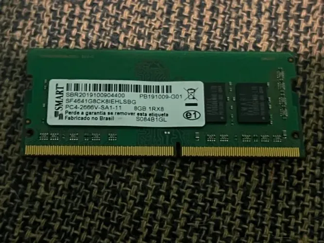 Memoria ram DDR4, 8 GB, 2666 MHz, 1Rx8 da Smart.