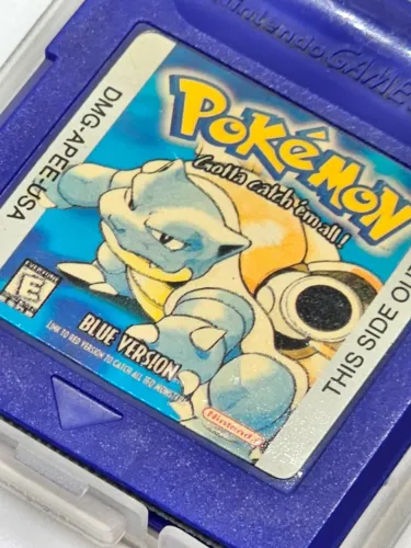 Pokémon Blue Game Boy Funcionando Cartucho Paralelo