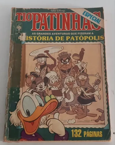 Gibi Tio Patinhas Especial n° 4 de 1987 - A História de Patópolis