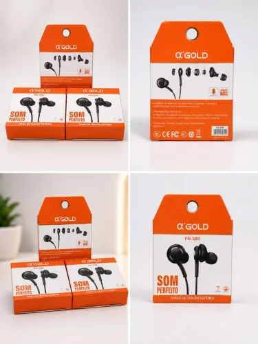 KIT 3 FONES DE OUVIDO