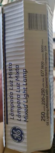 Lâmpada mista 250w 220 a 230 v E27