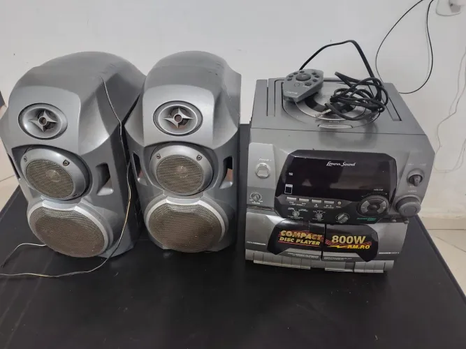 Sistema de Som Lenoxx Sound CD-162 ? 800W ? Com Controle Remoto