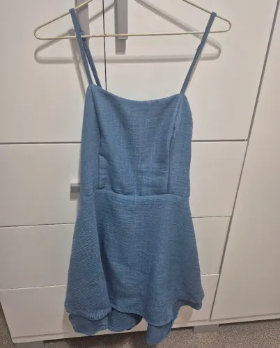 Vestido azul lindo para eventos ou dia a dia!
