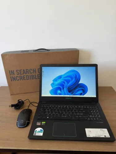 Notebook Asus ryzen5, 24 gb, Ssd 256, hd 1 tb, gtx 1050 4 gb