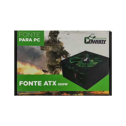Fonte ATX Pc Gamer 500 watts reais