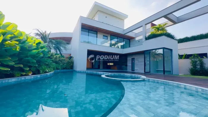 CASA CONTEMPORÂNEA 5 SUÍTES À VENDA NO ALPHAVILLE BARRA DA TIJUCA