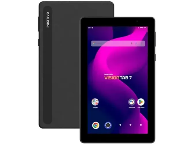 Tablet Positivo Vision TAB 7 64GB 3GB 7 Polegadas Preto