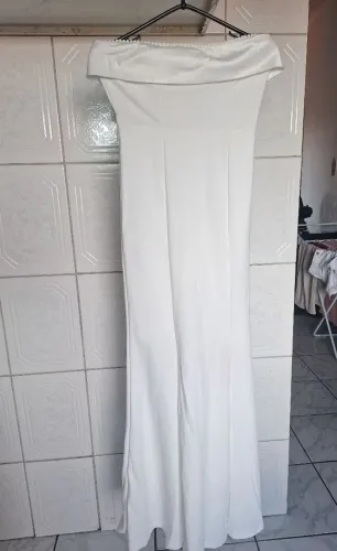 Vestido longo branco