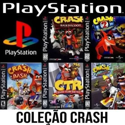 Jogo crash bandicoot coleção ps1 