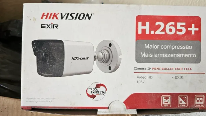 Câmeras novas HIKVISION H265+