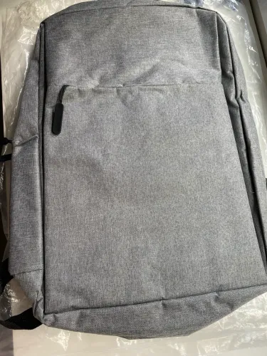 Mochila cinza executiva slim