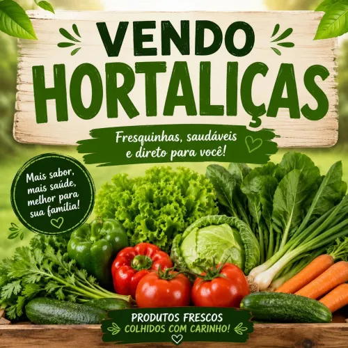 Vendo hortaliças orgânica 