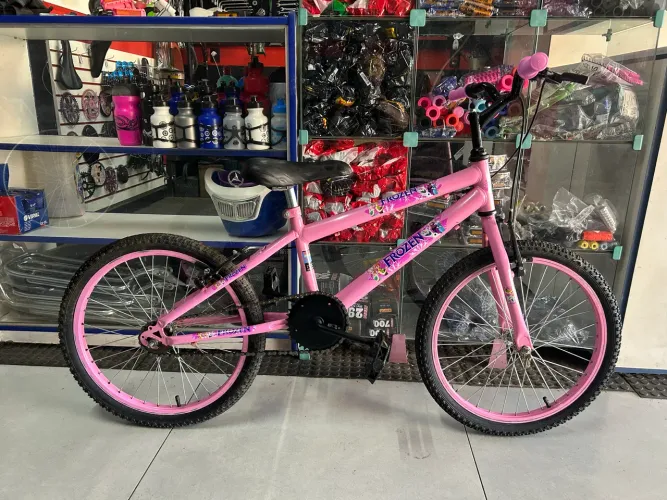 Bicicleta Frozen infantil Semi Nova