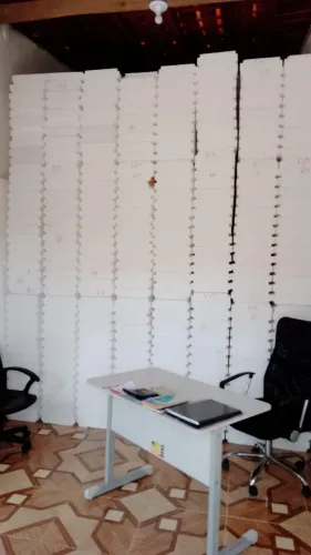 Placa de isopor para laje e fabricação de laje