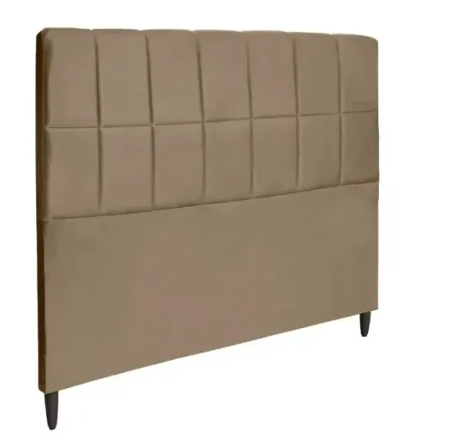 Cabeceira para Casal Tozatto Pérola 138cm com Tecido Veludo