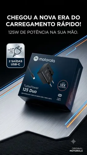 Carregador Motorola 125w