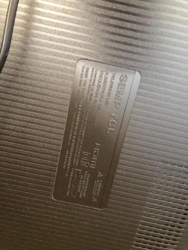TV smart 55polegas tela bateu e queborou mas ta funcionado