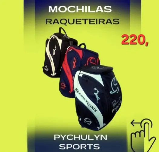 mochila especial para beach tennis