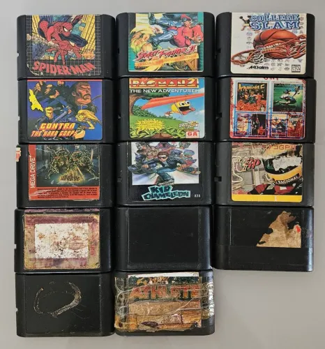 Kit Fitas Mega Drive (Vendo somente o kit completo)