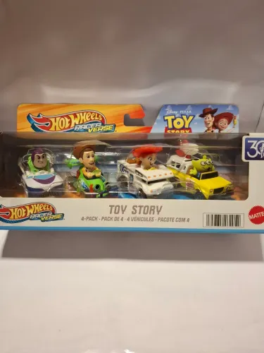 Pack 4 Hot wheels Toy Story Racer Verce