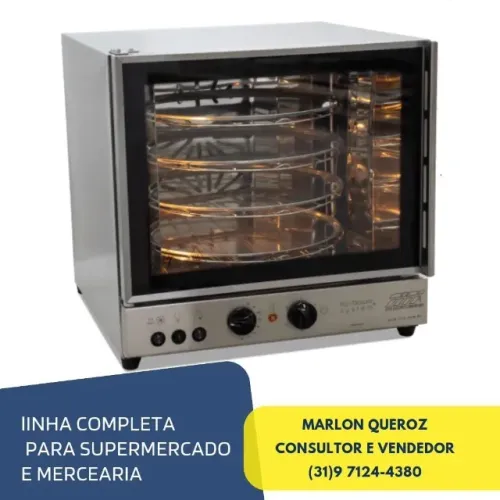 Forno Elétrico Rotativo Titan Novo