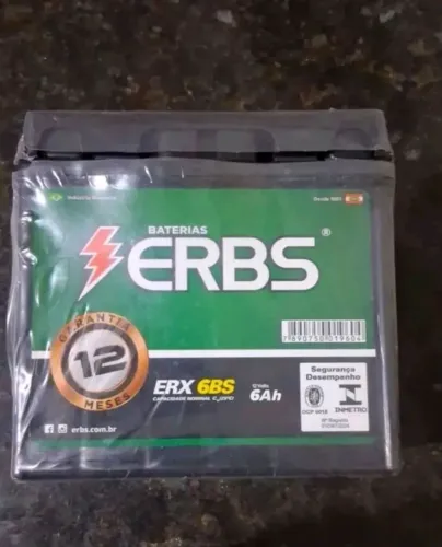 Bateria ERBS moto  12volts 6ah
