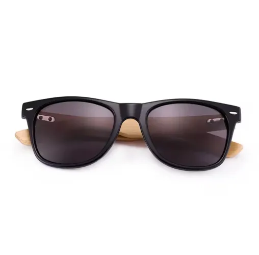 Óculos de Sol Aste em Bambu Hu Wood Polarizado E UV400 (Original e Lacrado)