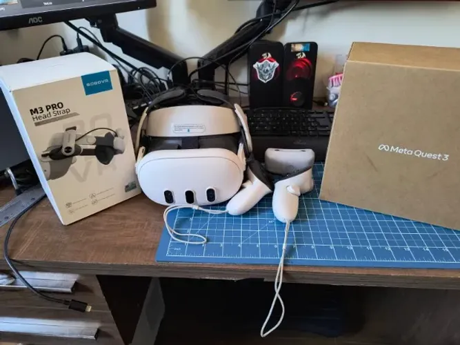 Meta Quest 3 + Suporte Bobo VR3