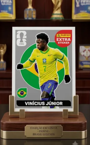Figurinha Legend Vini Jr Prata