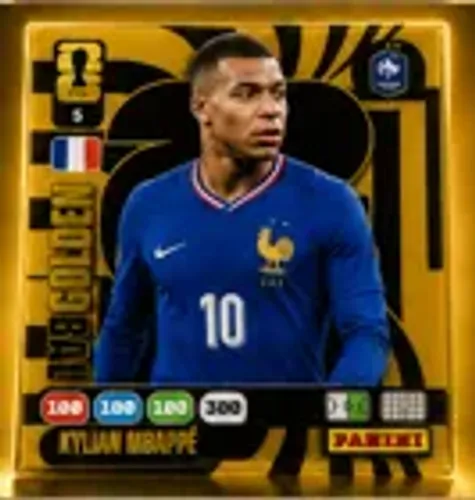 Card Golden Baller Kylian Mbappé Panini Adrenalyn XL FIFA World Cup 2026