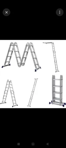 escada articulada/multifuncional de alumínio 4x4