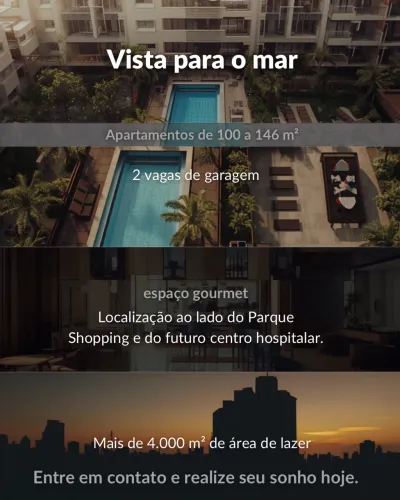 Apartamento luxo sofisticação ao lado do Pátio shopping