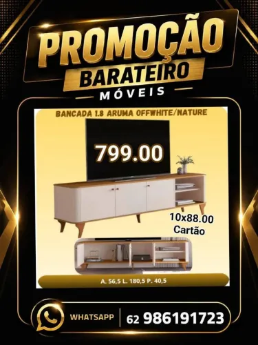 Bancada moderna para tv