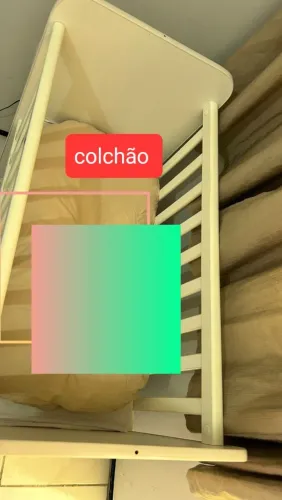 Mini berço com colchão