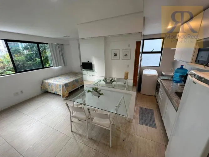 Flat de alto padrão para alugar no coração de Boa Viagem, 30 m² por R$ 2.500/mês - Boa Via