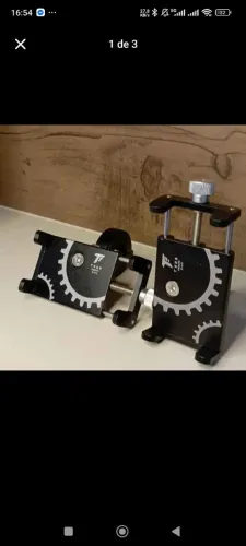 Suporte De alumínio Parafusado Para Celular , Moto entregas E Bike