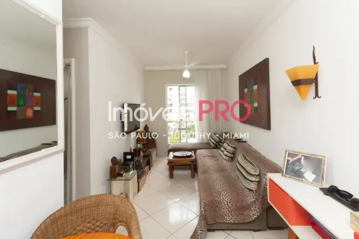APARTAMENTO A VENDA EM MOEMA 47M 1DORM/1VAGA DE GARAGEM - SEMI MOBILIADO