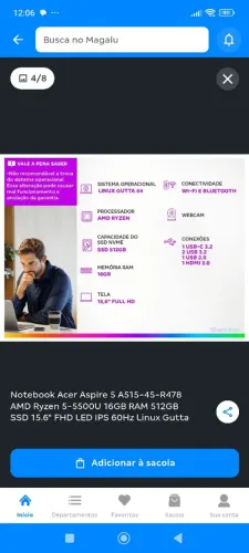 Notebook novo 