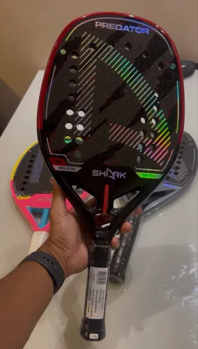 Raquete Shark Predator 2026 carbono 3k