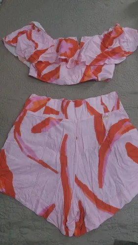 Co junto short e croped